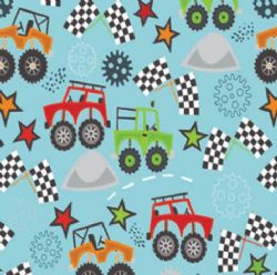 PAPIER D'EMBALLAGE MONSTER TRUCK
